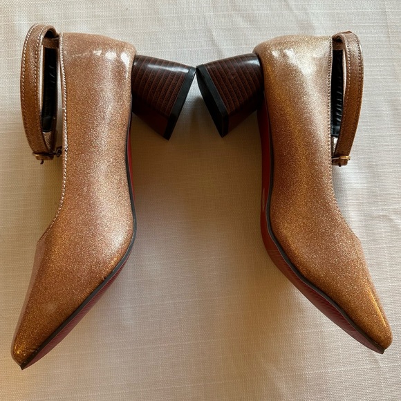 Rose Gold Sparkle Bobbie Pumps Size 41 - Picture 10 of 16